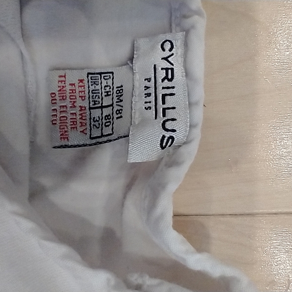 18m Cyrillus boat with bow girl long sleeves t-shirt French - Picture 6 of 7